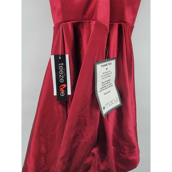 Teeze Me Size Dress Party Pink Size Juniors 5/6 New - Picture 7 of 9